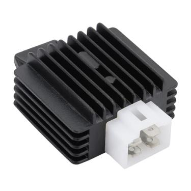 Imagem de GOOFIT Retificador regulador de tensão CC de 4 pinos 12V para motor GY6 50cc 60cc 80cc 125cc 150cc chinês Dirt Bikes Go Karts Gas Scooter ATV ciclomotor