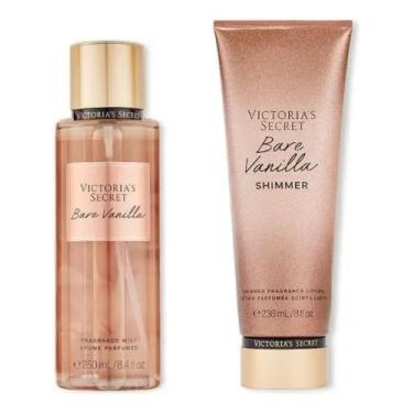 Imagem de Kit Hidratante Corporal + Body Splash Bare Vanilla Shimmer Victoria Se