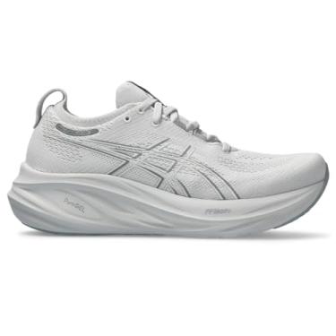 Imagem de ASICS Tênis de corrida masculino Gel-Nimbus 26, Concreto/prata pura, 43