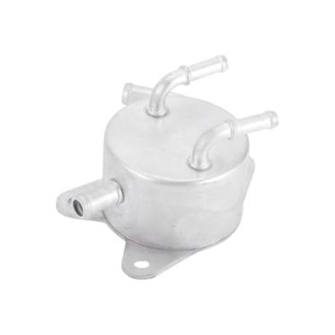 Imagem de REPAIROCK Resfriador de óleo do motor para Toyota Camry 2012-2016 Refrigerador de óleo de transmissão Trans Cooler No. 3349333030 Liga de alumínio tom prateado 1 peça