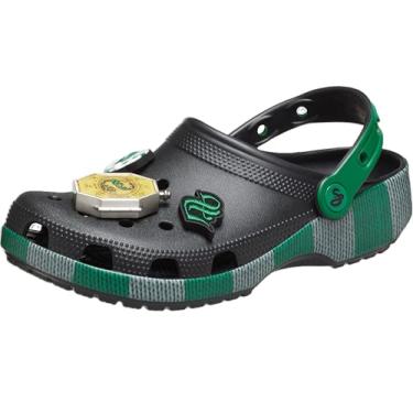 Imagem de Crocs Tamanco clássico unissex adulto Harry Potter, Sonserina/Verde Multi, 35