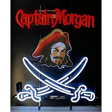 Imagem de Hvkeer Letreiros De Neon Para Bar Cerveja, Iluminação Quarto, Copo Rum, Escritório, Hotel, Pub, Café, Arte Em Caverna, Luminárias Parede, 24 X 20" (Placa Impressão Gráfica Alta Definição)