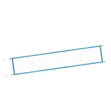 Imagem de Deevoka Rede de vôlei de piscina de fácil instalação 4.6MX0.9M Rede de vôlei com bolsa de armazenamento para piscina de quintal ao ar livre, Azul Claro