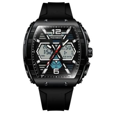 Imagem de Relógio de Quartzo Esportivo Masculino Dual Display Led Digital  A Prova D`água