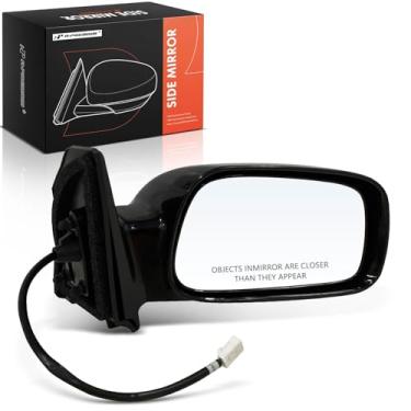 Imagem de A-Premium Espelho retrovisor elétrico do lado direito do motorista - compatível com Toyota Corolla 2003 2004 2005 2006 2007 2008 - Espelho retrovisor externo externo preto não aquecido não dobrável -