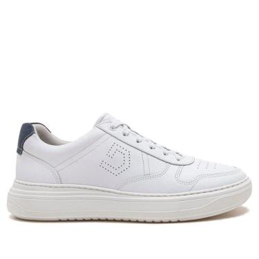 Imagem de Tênis Masculino Democrata Denim Joe Ultra Light Branco, Branco, 41