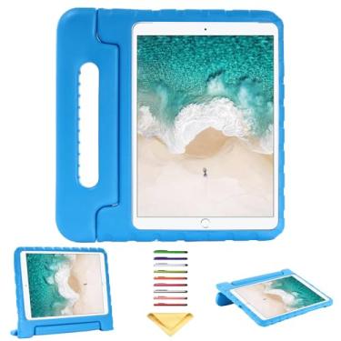 Imagem de UUcovers Capa infantil para iPad Pro de 10,5 polegadas 2017 e iPad Air 3ª geração 10,5 polegadas 2019, com alça giratória/suporte, macia, à prova de choque, EVA à prova de quedas, leve, para meninas,