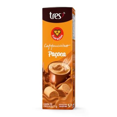 Imagem de 3 Corações Cápsula de Cappuccino Paçoca TRES - 10 unid
