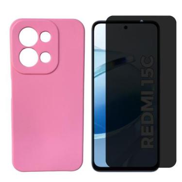 Imagem de Capa + Película Vidro 3D Privativa Para Xiaomi Redmi 15c - Generica, R