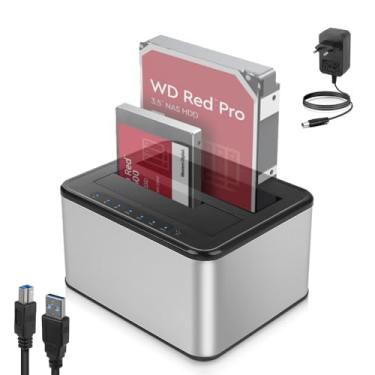 Imagem de Dock Station, Dockstation, Case Hd Externo 3.5, Doc Station, Estação de Ancoragem de Disco Rígido, para Backup Leitura Clonagem de Arquivos Duplicação