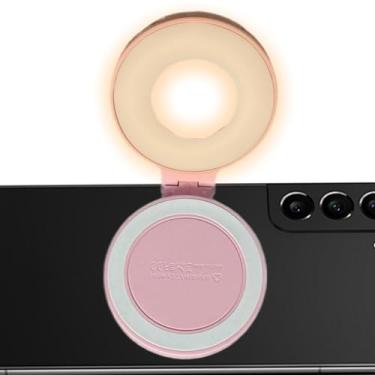 Imagem de Luz De Selfie Para Telefone | Luz LED Magnética De Preenchimento,Lâmpada Ajustável 360° Com Espelho Para Vídeo Conferência Maquilhagem Blogues Exterior