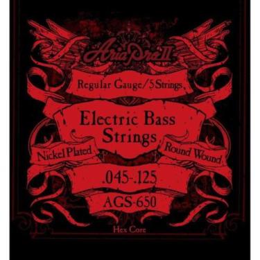 Imagem de Encordoamento Para Baixo 5 Cordas Escala .045 AGS650 Aria