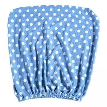 Imagem de ＫＬＫＣＭＳ 2x Capa Protetora de Assento para Encosto de Cadeira com Bolinhas Azuis