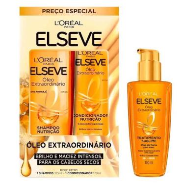 Imagem de Kit Elseve Kit Shampoo 375ml + Condicionador Óleo Extraordinário 170ml