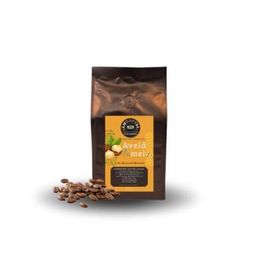 Imagem de Café Gourmet Aromatizado 100% Arábica - Avelã e Mel - 250g - Em Grãos