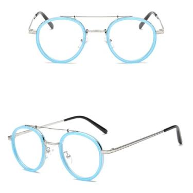 Imagem de HPIRME Óculos de sol polarizados para dirigir com proteção UV400, armação de metal esportiva, masculino e feminino, retrô, redondo (4 óculos de sol)