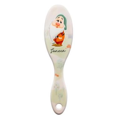 Imagem de Escova De Cabelo Oval Disney Sete Anões Soneca Marco Boni, Verde