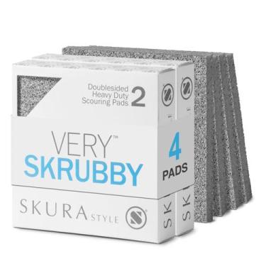 Imagem de Esfregões SKURA STYLE Very Skrubby Heavy Duty, pacote com 4 - SKURA ST
