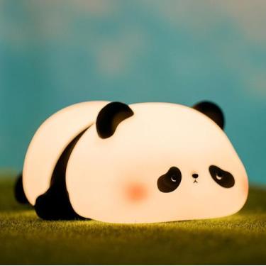 Imagem de Luz noturna HAPPYBAG Cute Recarregável Panda para quarto de crianças