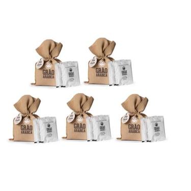Imagem de Kit 5 un Café em Sachê Drip Coffee Grão Arábica 10 Unidades - Café Grã