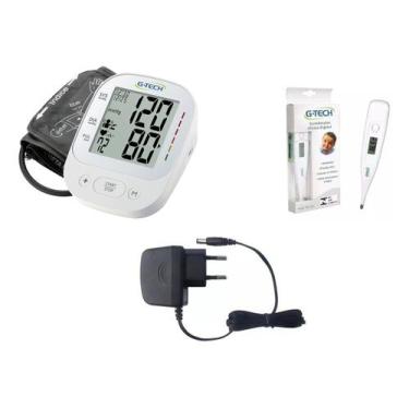 Imagem de Aparelho De Pressão De Braço G-tech Eletrico + Termometro