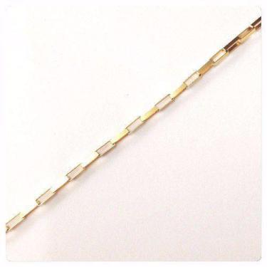 Imagem de Conjunto Masculino Corrente e Pulseira Ouro 18K 750 Cadeado - DR Joias