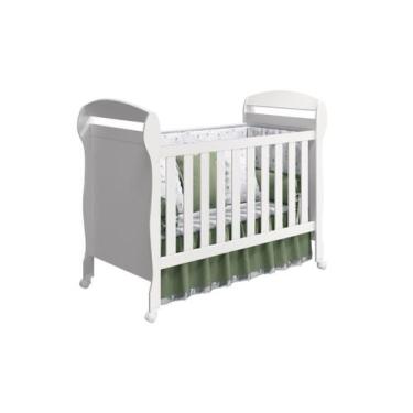 Imagem de Berço reller danny branco fosco com colchão