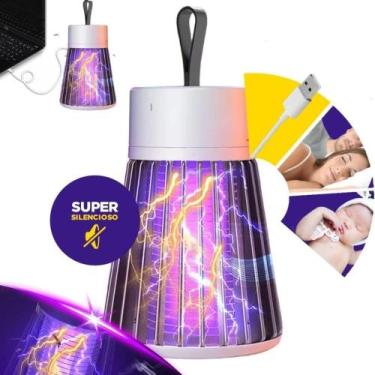Imagem de Luminaria Mata Mosquito Repelente Eletrico Usb Armadilha - Home Goods