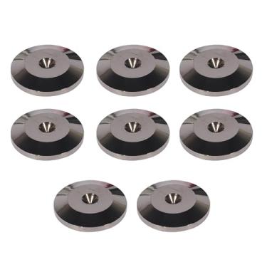 Imagem de 8 peças almofadas de base de amortecimento de alto-falante de cobre para absorção de choque, suporte de isolamento para amplificadores de CD DVD Player