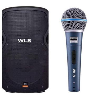 Imagem de Caixa Acústica Wls S15 Ativa Com Bluetooth + Microfone M58A