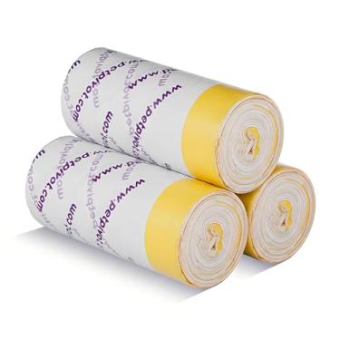 Imagem de HollyWave Sacos Autolimpantes para Caixa de Areia, Pacote com 60 Unidades (3 Rolos), Sacos Resistentes, Duráveis, Sem Odores, Substituição Rápida e Prática Caixa de Areia Automática