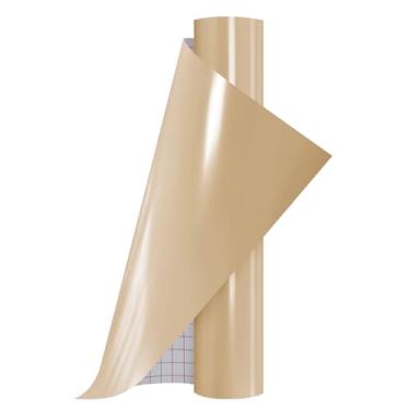 Imagem de Ant Vinil permanente adesivo inteligente compatível com a série Cricut Explore and Maker sem tapetes de corte, crie projetos DIY, decalques, adesivos e mais (damasco, 33 cm x 1,5 m)