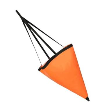 Imagem de Aymzbd Meia de deriva de âncora marítima, âncora de deriva de pára-quedas com bóia de arnês para barco marinho/iate//inflável/barco a motor/barco à vela, S