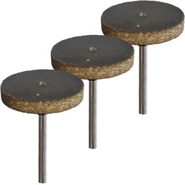 Imagem de Kit 3 Pontas Montadas 25Mm Desbaste Haste 3Mm Micro Retifica