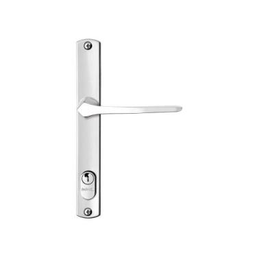 Imagem de Fechadura Porta de Perfil Estreito Cromada 22mm MZ33 Papaiz