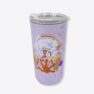 Imagem de Zona Criativa – Copo Sky 500ml Luffy | Copo Térmico com Parede Dupla Inóx, Tampa Antivazamento c/Vedação por Pressão | Ideal para Levar Sua Bebida com Segurança em Qualquer Lugar