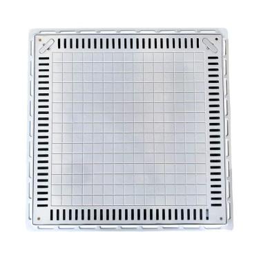 Imagem de Tampa Casa De Máquina Piscina Lisa Simples Grelha 80x80cm B2