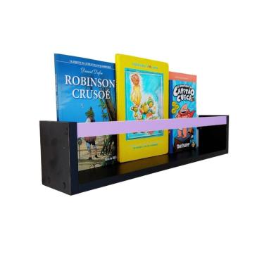 Imagem de Prateleira Livros Infantis Nicho Organizador Pelúcia Quarto