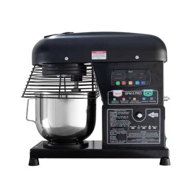 Imagem de Batedeira Planetária Profissional Preta Maná 5 Litros Bivolt