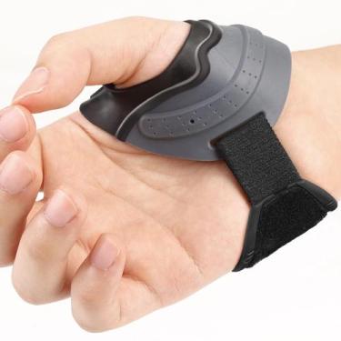 Imagem de Thumb Brace Velpeau CMC para dor de artrite, cinza, mão direita
