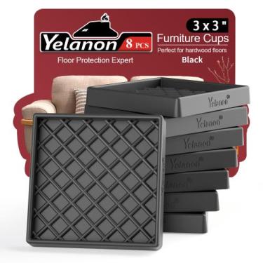 Imagem de Porta-copos para móveis Yelanon, 8 peças, almofadas antiderrapantes de