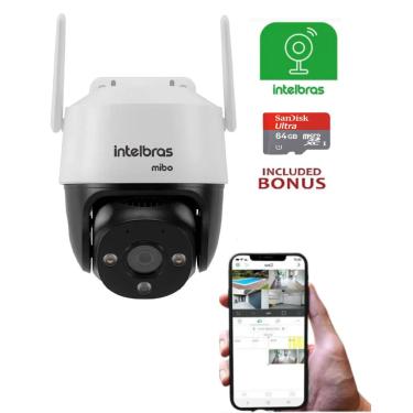 Imagem de Câmera De Segurança Im7 Full Color 360° Speed Dome Intelbras c/ Cartão de Memoria 64gb