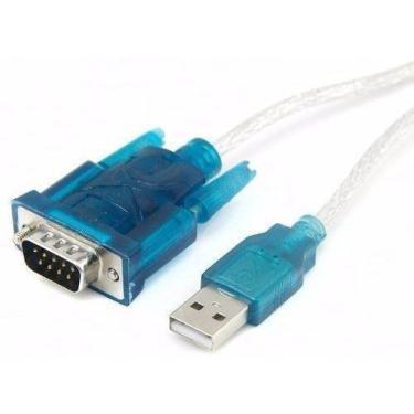 Imagem de Cabo Conversor Usb 2.0 Serial Rs232 Db9 9 Pinos Adaptador