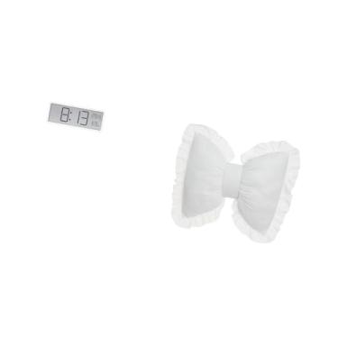 Imagem de Fenteer Relógio de Almofada com Display Digital Moderno para Sala de Estudo Confortável, Escritório, Quarto com Temperatura, Umidade E Decoração de Arco