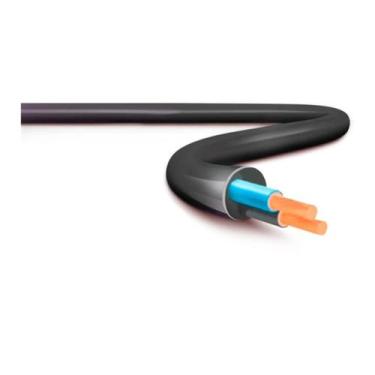 Imagem de Fio Elétrico Cabo PP Flexível 1KV HEPR 2 Vias X 6MM Preto Cobrecom