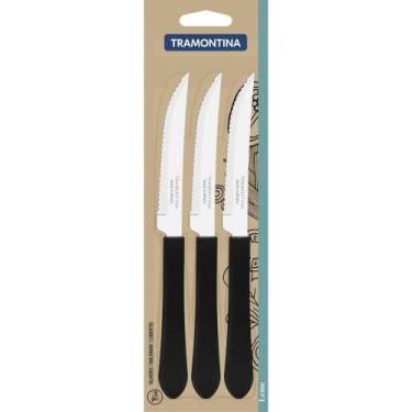 Imagem de Conjunto de Facas para Churrasco Tramontina Leme com Lâminas em AÇO IN