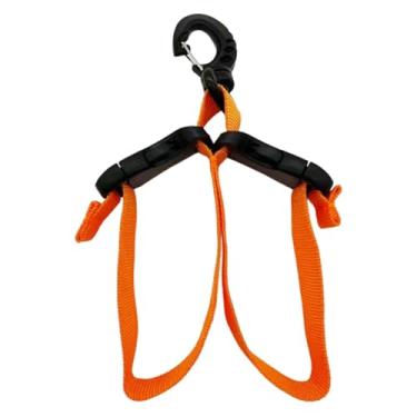 Imagem de simhoa Cintas para nadadeiras de mergulho, acessórios, equipamentos, nadadeiras, fivelas, suporte para mergulho livre, Laranja