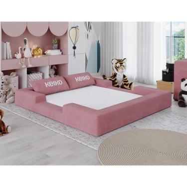 Imagem de Cama Montessoriana Casal Ninho 100% Espuma Boucle Keiko - Keiko Colchõ