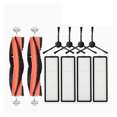 Imagem de Compatible With Xiaomi Mi Robot Vacuum-Mop 2 STYTJ03ZHM Vacuum Cleaner Accessories Hepa Filter Mop Cloth Main Side Brush Spare Parts(WHITE)