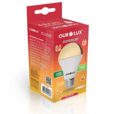 Imagem de Lâmpada SUPERLED Alta Potência E27 15W Bivolt 3000K OUROLUX